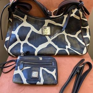 Dooney & Bourke Purse-Giraffe Print.